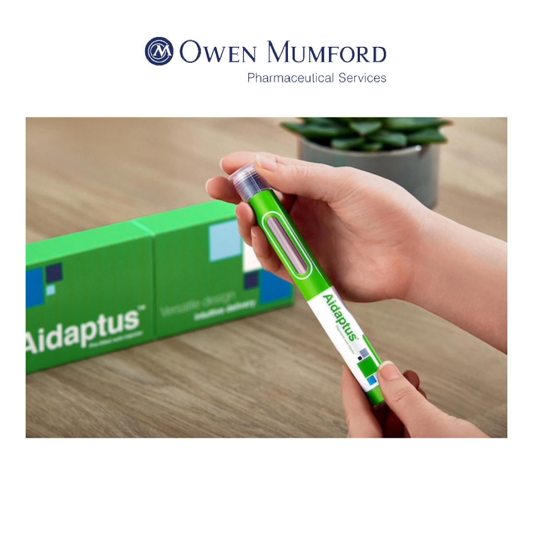 Aidaptus® 2-step single-use auto-injector