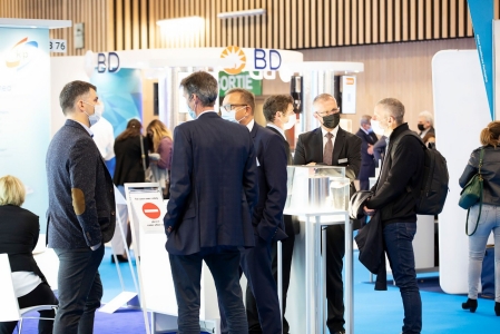 Learning Lab attendees during Pharmapack